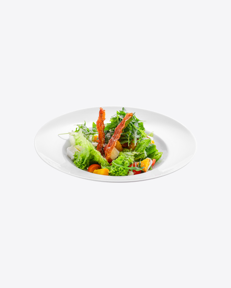 Fresh Green Salad w/ Pumpkin