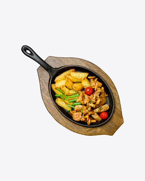 Country Potatoes w/ Chanterelles & Meat