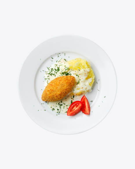 Fried Cutlet w/ Mashed Potatoes