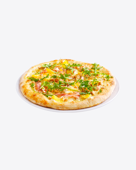 Pizza w/ Bacon, Pineapple & Arugula