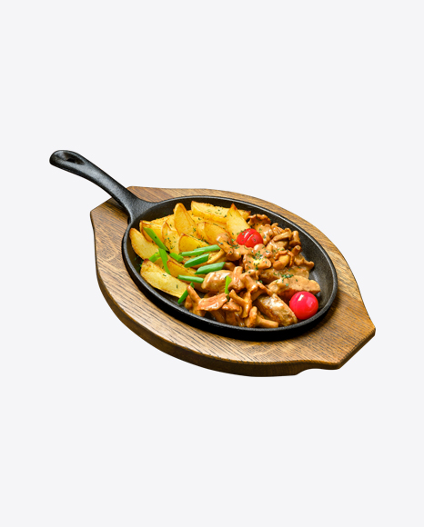 Country Potatoes w/ Chanterelles & Meat