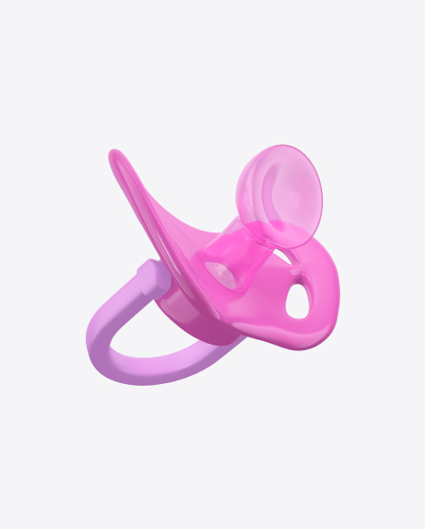 Pink Pacifier PNG