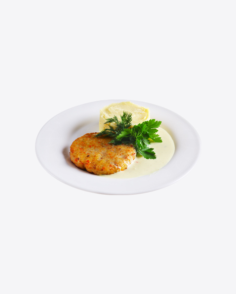 Cutlet w/ Mushed Potatoes