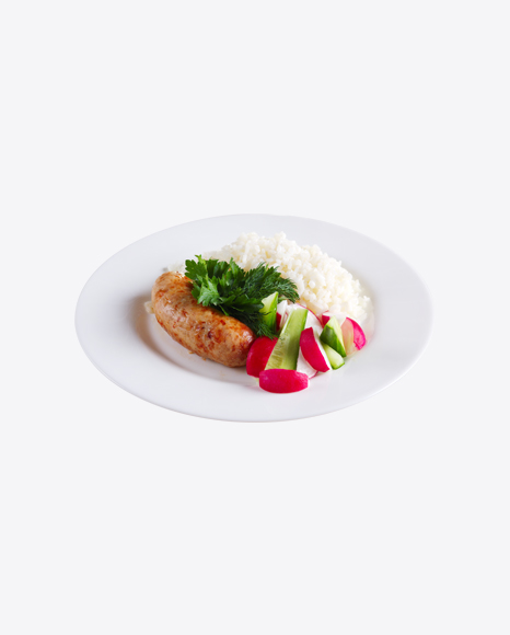 Roasted Sausage w/ Fresh Vegetables & Rice