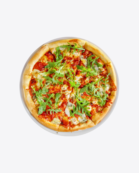 Pizza Margarita w/ Arugula