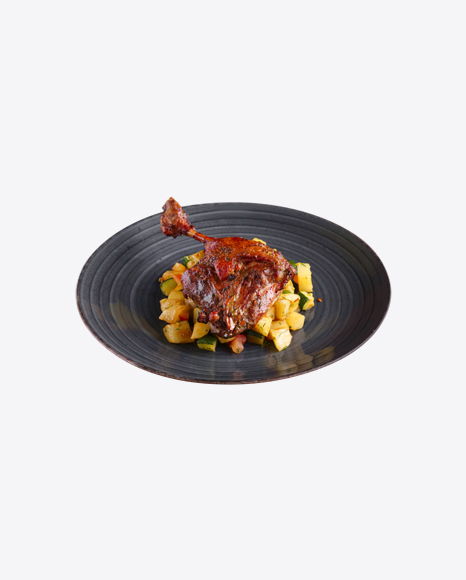 Roasted Duck Drumstick w/ Potatoes