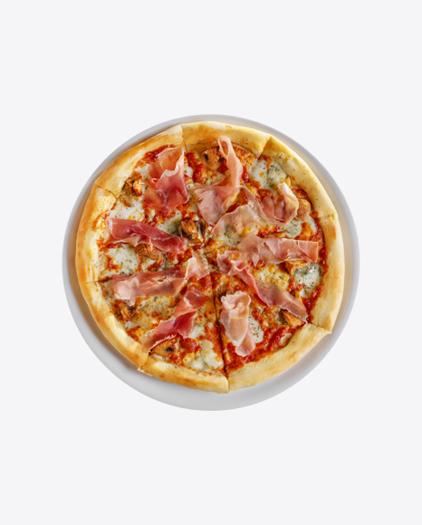 Pizza w/ Prosciutto Slices