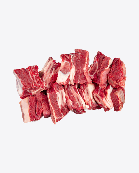 Chopped Raw Beef Ribs