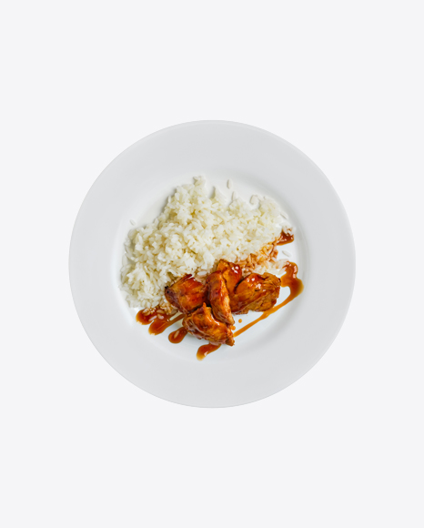 Rice w/ Teriyaki Chicken