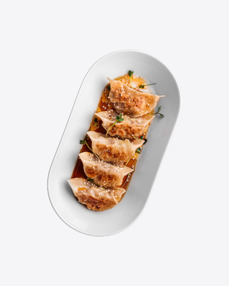 Gedza Dumplings with Soy Sauce