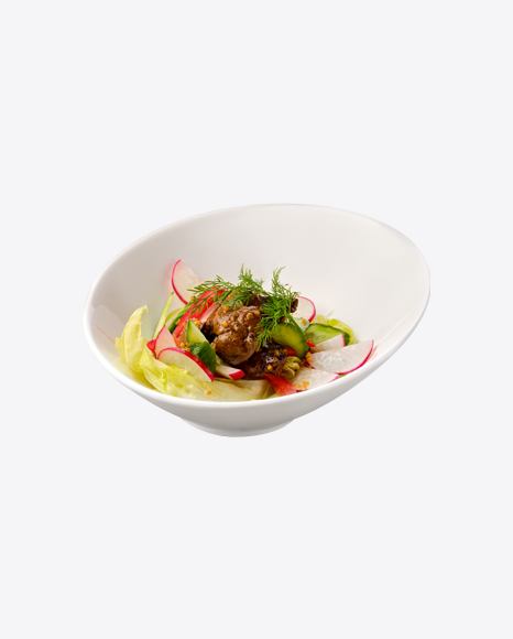 Fresh Green Salad w/ Meat