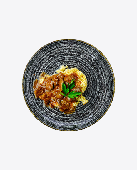 Couscous w/ Teriyaki Chikcken PNG