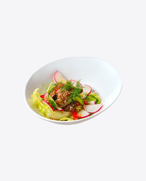 Fresh Green Salad w/ Meat
