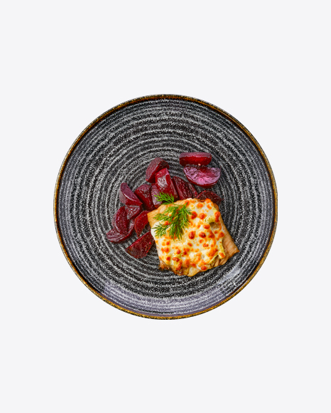 Baked Meat w/ Beetroot