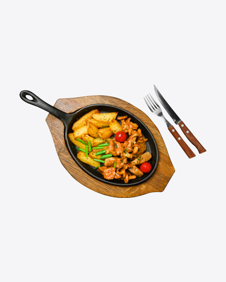 Country Potatoes w/ Chanterelles & Meat