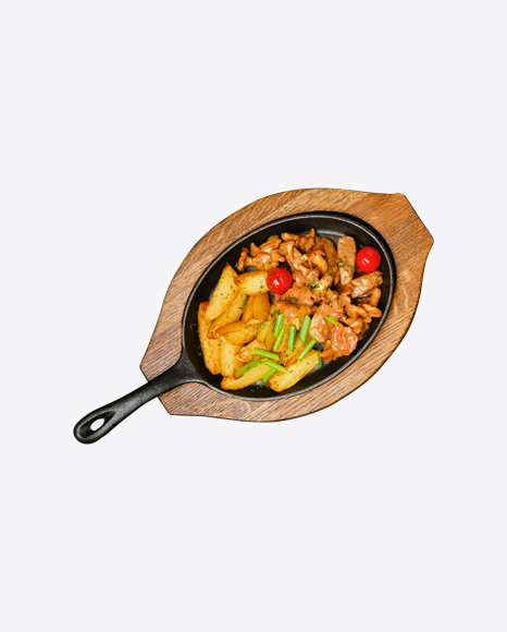 Country Potatoes w/ Chanterelles & Meat