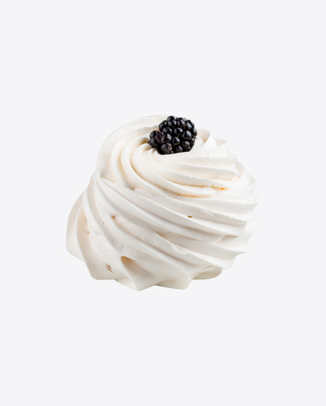 Pavlova Dessert w/ Blackberry PNG