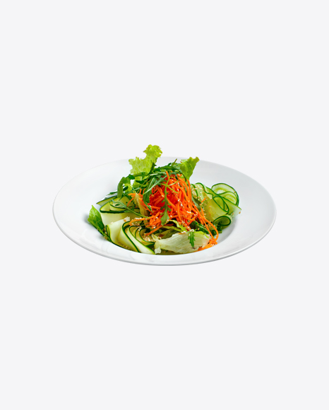 Cucumber Salad w/ Chopped Carrot
