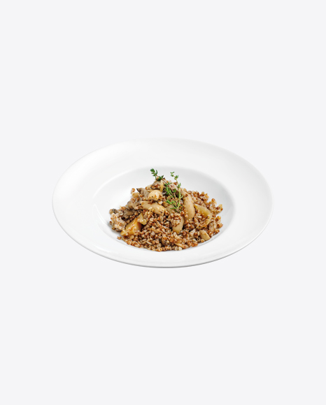 Buckwheat w/ Mushrooms