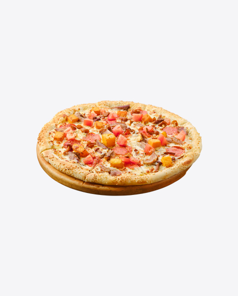Pizza w/ Meat, Sausage Slices & Vegetables