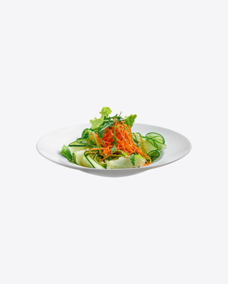 Cucumber Salad w/ Chopped Carrot
