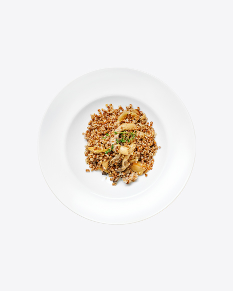 Buckwheat w/ Mushrooms