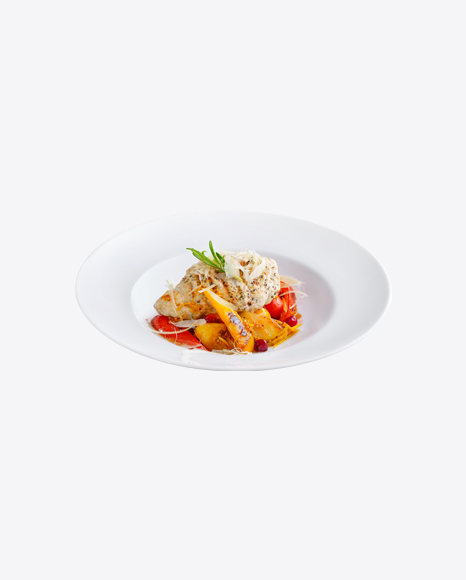Grilled Chicken Breast w/ Baked Vegetables