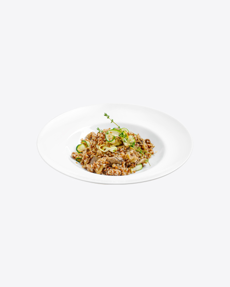 Buckwheat w/ Mushrooms & Zucchini