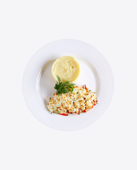 Baked Meat w/ Mashed Potatoes