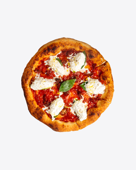 Buffalo Stracciatella Pizza PNG