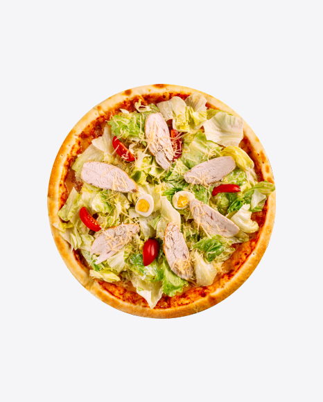 Chicken Caesar Pizza PNG