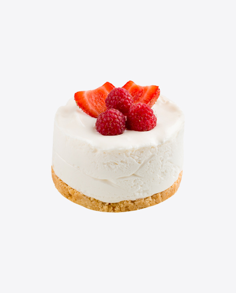 Mini Cheesecake w/ Berries PNG