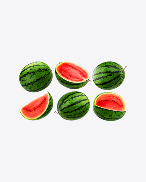 Watermelon Set PNG