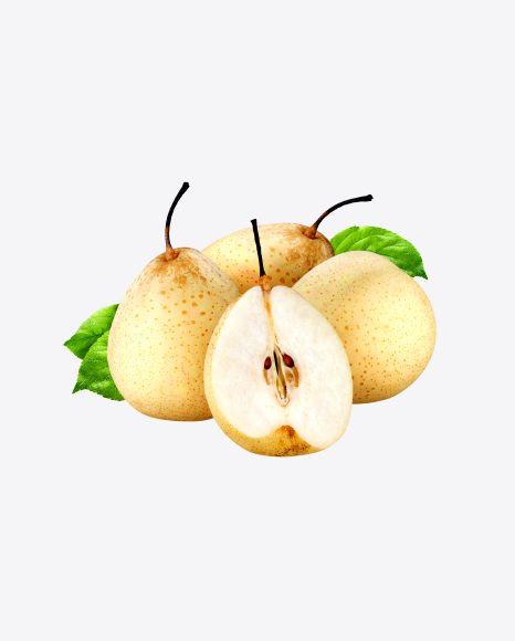 Yellow Pear Set PNG