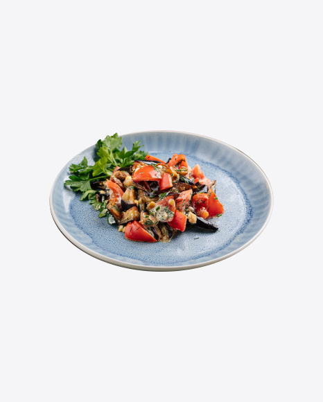 Eggplant Salad w/ Tomatoes