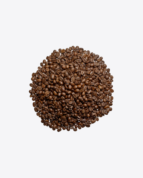 Coffee Grains Pile PNG