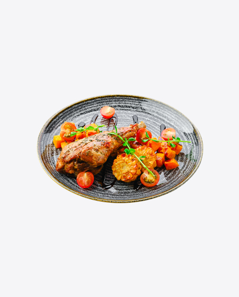 Turkey Drumstick w/ Baked Vegetables