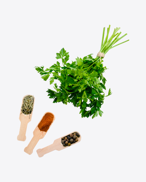 Spices Set w/ Parsley Bundle PNG