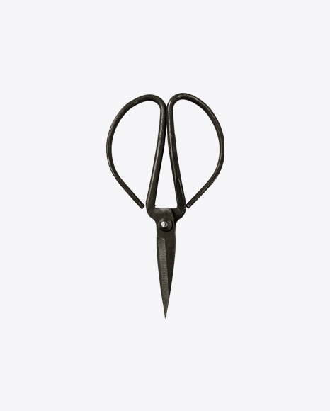 Black Garden Scissors PNG