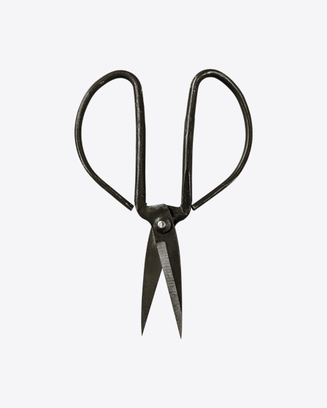 Black Garden Scissors PNG