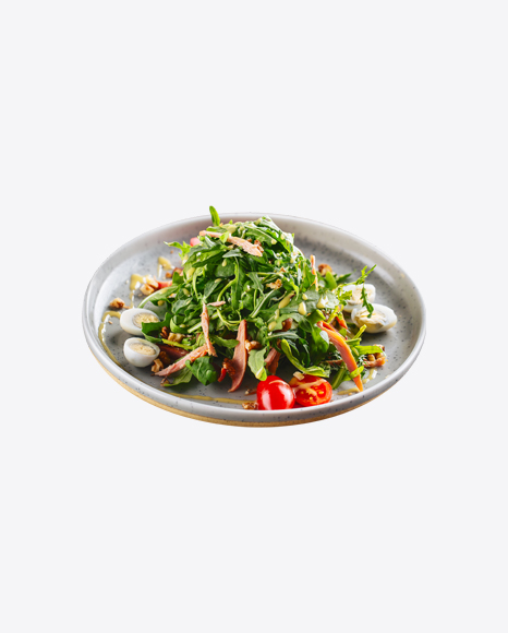 Arugula Salad w/ Turkey & Quail Eggs