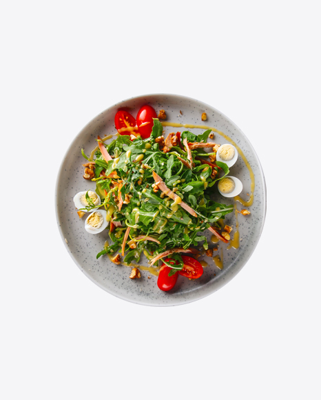 Arugula Salad w/ Turkey & Quail Eggs