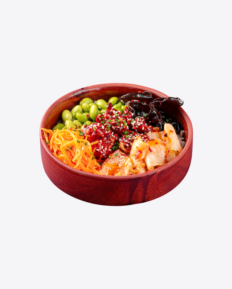 Poke Bowl w/ Chicken & Kimchi