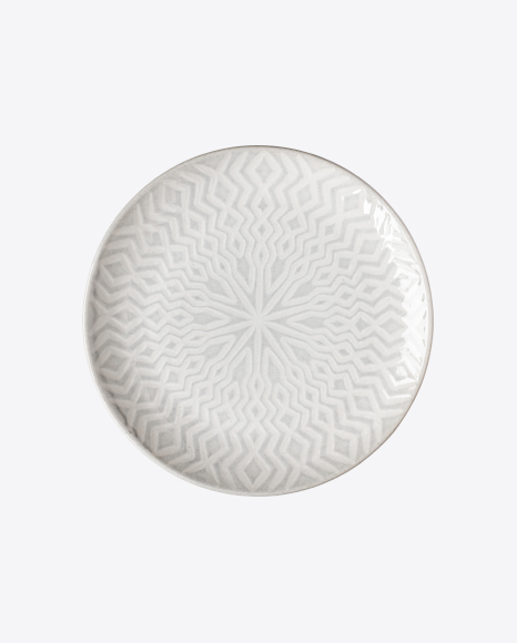 Ceramic Plate w/ Print PNG
