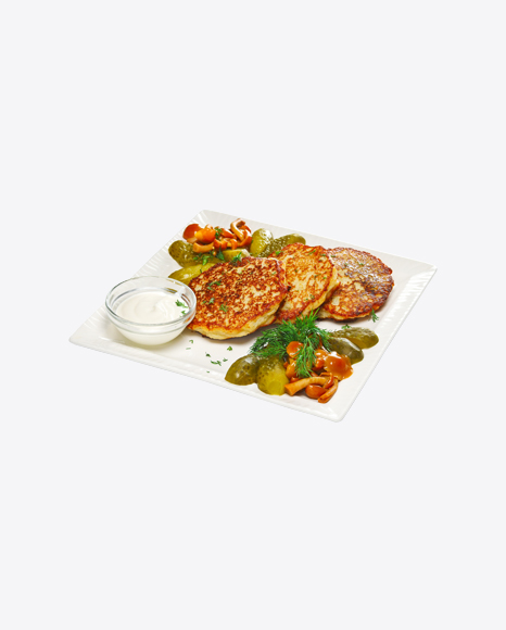 Potato Pancakes w/ Pickled Vegetables