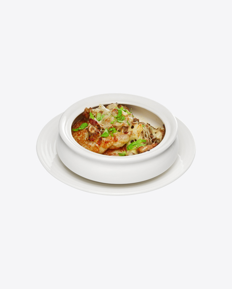 Baked Meat w/ Cheese & Vegetables