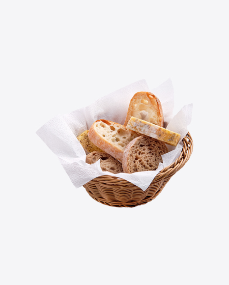 Bread Slices in Basket
