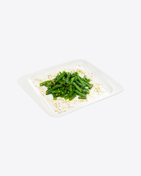 Plate w/ Fried Green Beans