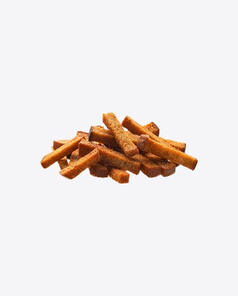 Rye Croutons Pile