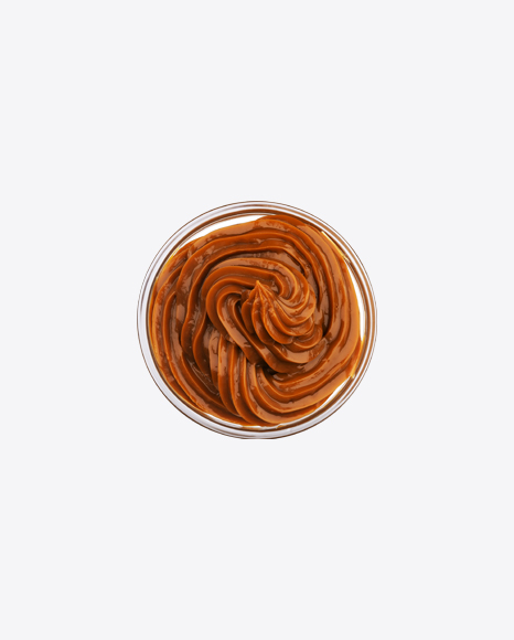 Caramel in Glass Bowl